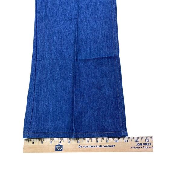 Vtg 1970's Wrangler Blue Jean Regular Fit Dead Stock Straight Boot 48x30 1J115MW - Picture 10 of 14